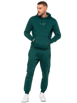Enzo | Heren Pullover Hoodie Tracksuit Set - Groen