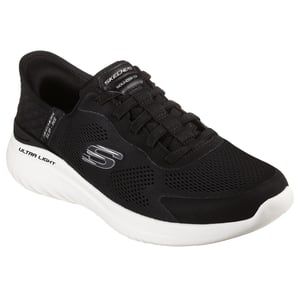 Skechers Bounder 2.0 Emerged Textiel Heren Zwart/Wit Trainers