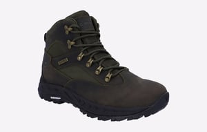 Hi-Tec Euro Trail Leren Heren Wandelschoenen In Khaki