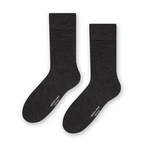 Steven - Heren 1 Paar Originele Merino Wol Sokken voor de Winter - Houtskool