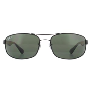 Rayban Zonnebril 3445 Zwart Groen Gepolariseerd 002/58 64 Mm