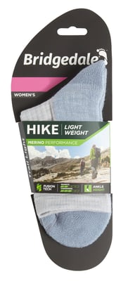 Bridgedale - Dames Wandelsokken Merino - Grijs / Rookblauw