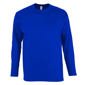 SOLS Heren Monarch T-Shirt met lange mouwen (Koningsblauw)