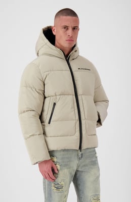 Black Bananas Block Puffer Jas,