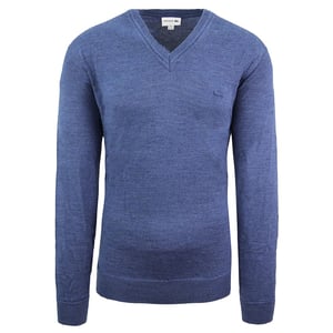 Lacoste wollen heren trui blauw