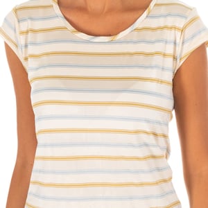 Dames t-shirt met korte mouwen en ronde hals 10DMC0121