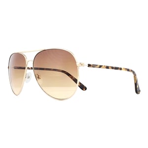 Calvin Klein Zonnebril CK19314S 717 Goud Schildpad Bruin Verloop