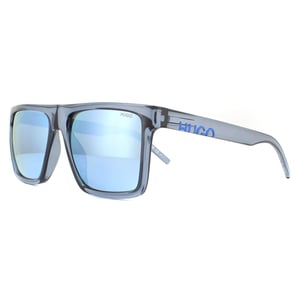 Hugo Door Hugo Boss Zonnebril HG 1069/S PJP 3J Crystal Blauw Blauw Mirror