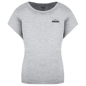 Supra Korte Mouw Ronde Hals Grijs Dames Internationaal T-shirt 192223 020