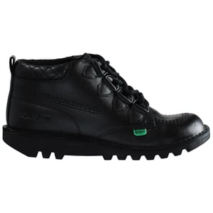 Kickers Mid Quilt Dames Zwart