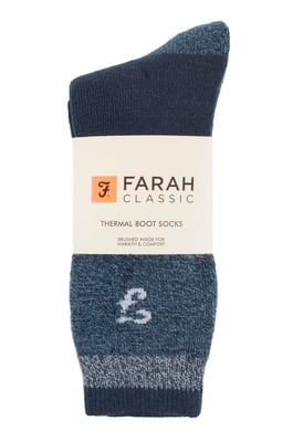 Farah - 2 Pack Heren Thermische Wandelsokken | Geweldig voor Buiten Winter Trekking & Hiken