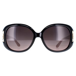 Salvatore Ferragamo SF668 001 zwart taupe bruin gradiÃ«nt zonnebril