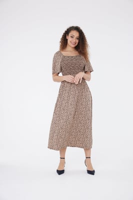 Kira Stippenprint Jurk