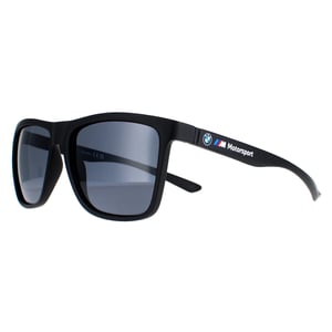 BMW Motorsport BS0015 02D matzwarte smoke gepolariseerde zonnebril