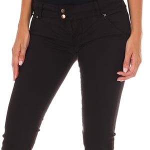 Lange broek met smal gesneden zomen 10DBF0115 vrouw