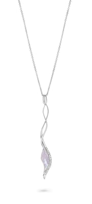 Orphelia 'Zena' Dames 925 Sterling Zilveren Ketting met Hanger - Zilver ZK-7172