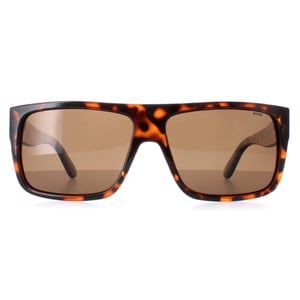 INVU Rechthoek Heren Demi Tortoise Bruin Gepolariseerd B2130