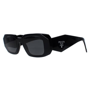 Prada PR17WS 1AB5S0 zwarte donkergrijze zonnebril