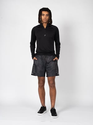 Fila shorts Training-Rodeneck Mannen zwart