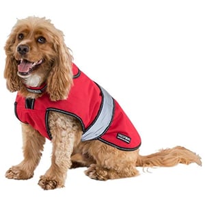 Trespass Duke weerbestendige hondenjas met uitneembaar binnenvlies (Rood)
