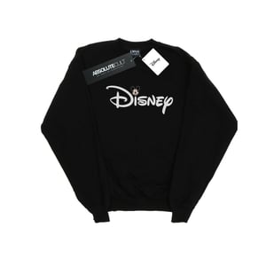 Disney Dames/Dames Mickey Mouse Logo Head Sweatshirt (Zwart)