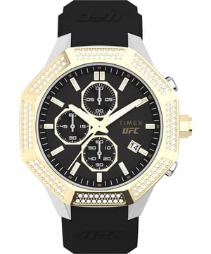 Timex UFC King Chrono Heren Zwarte Horloge TW2V99200