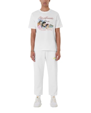 Casablanca La Liaison Design wit T-shirt
