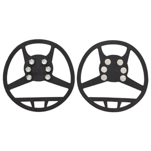 Trespass Gripz Non Slip Traction Aid Ice Grippers (Zwart)