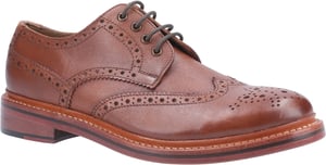 Cotswold Quenington Bruine Leren Veterschoenen Voor Heren