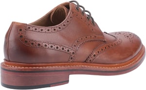 Cotswold Quenington Bruine Leren Veterschoenen Voor Heren