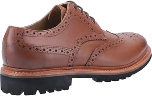 Cotswold Quenington Commando Bruine Leren Veterschoenen Voor Heren