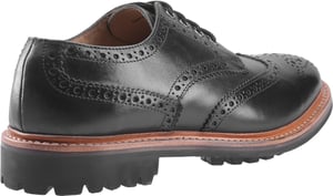 Cotswold Quenington Commando Zwarte Leren Veterschoenen Voor Heren