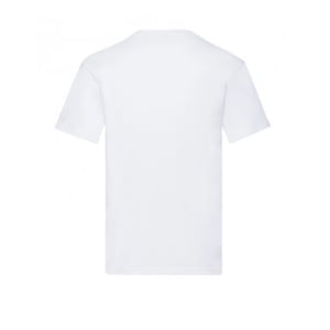 Fruit Of The Loom Heren Originele V-hals T-shirt (Wit)
