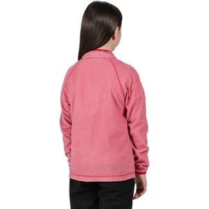 Girl's Regatta Junior Loco Half Zip Fleece in Pink