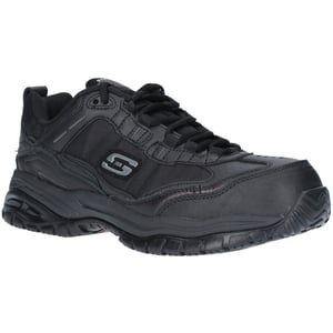 Skechers Heren Soft Stride Relaxed Fit Veterschoenen met Veiligheidsfunctie