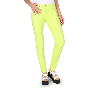 Lange broek van stretchstof 3Y5J28-5NZXZ vrouw