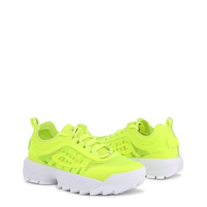Fila Disruptor Run Dames Gele Sportschoenen