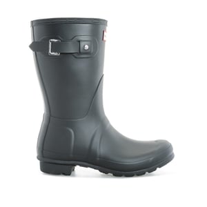 Hunter Original lage regenlaarzen voor dames, zwart