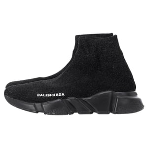 Balenciaga Speed Trainer Schoenen in Zwarte Polyester