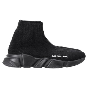 Balenciaga Speed Trainer Schoenen in Zwarte Polyester