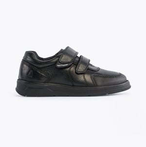 RYAN Jongens Leren School schoenen Zwart