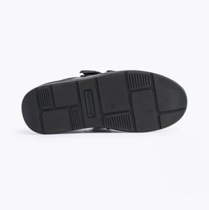 RYAN Jongens Leren School schoenen Zwart