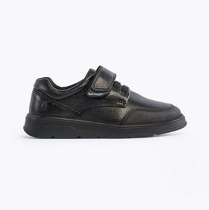 ROWAN Jongens Leren School schoenen Zwart