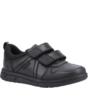 SPENCER Jongens Leren Schoolschoenen Zwart