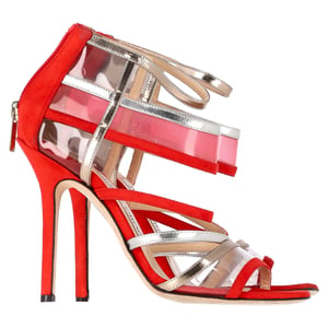 Jimmy Choo Maitai Sandalen in Rode Suede