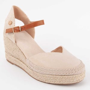 Montevita Espadrilles Met Sleehak Esparteo2 Beige