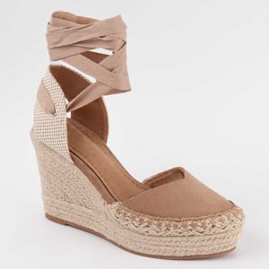 Montevita Espadrilles Met Sleehak Esparteo3 Bruin