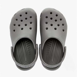 Crocs Kids' Classic Thermoplastische Leigrijze Instappers