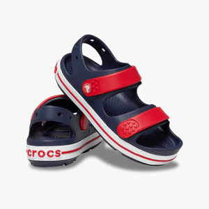 Crocs Crocband Play Thermoplastische Navy/Varsity Rode Sandalen