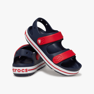 Crocs Crocband Play Thermoplastische Navy/Varsity Rode Sandalen
